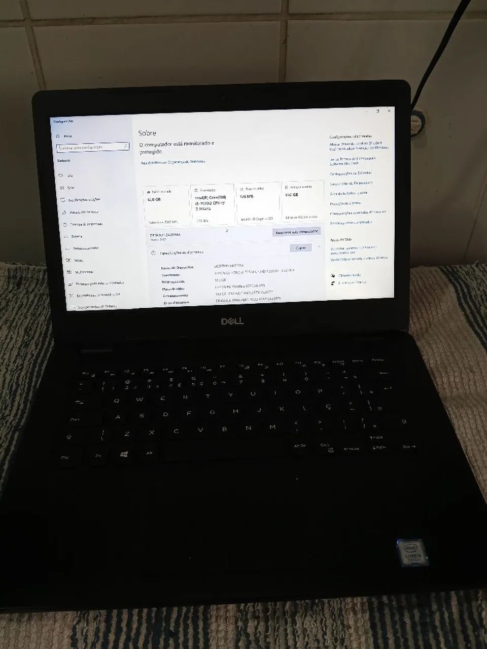 Notebook Dell i3 7 geração 12gb ram - Foto 5