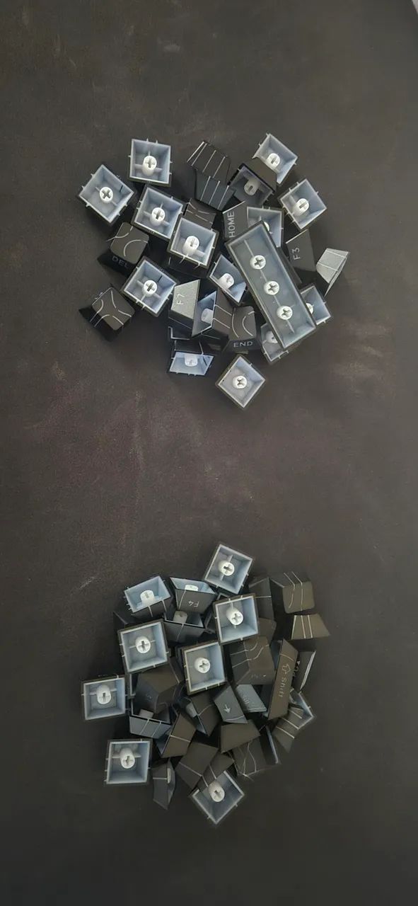Keycaps topográficas Brancas  - Foto 4