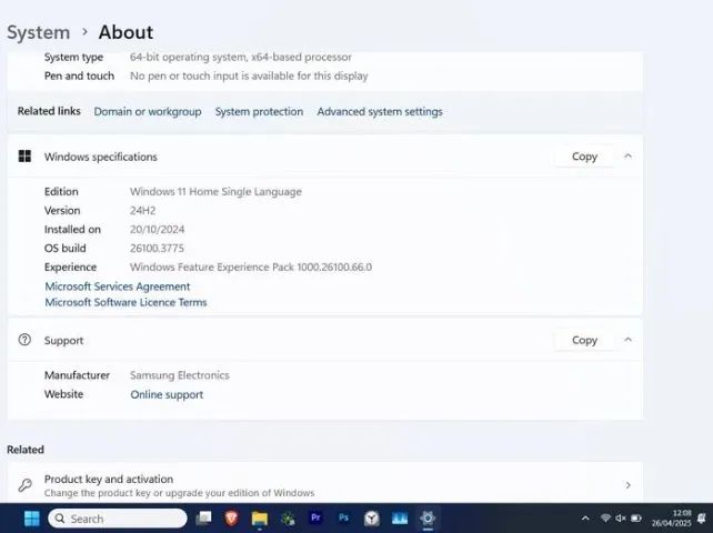 Notebook Samsung Book, Intel I5, 16gb RAM, 2 SSDs - Foto 4
