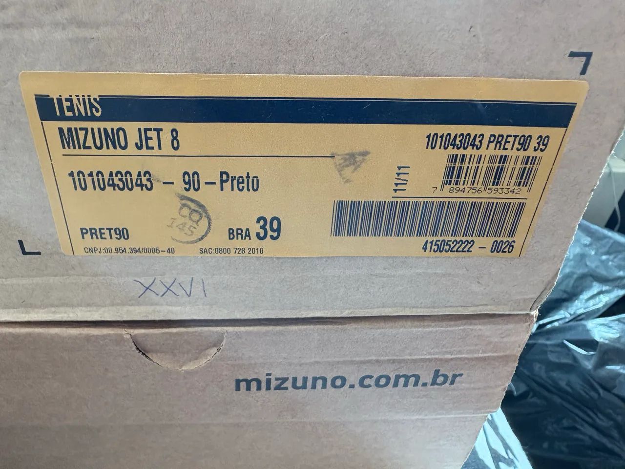 TÊNIS MIZUNO JET 8 N.39 - Calçados Esportivos - Glória, Contagem