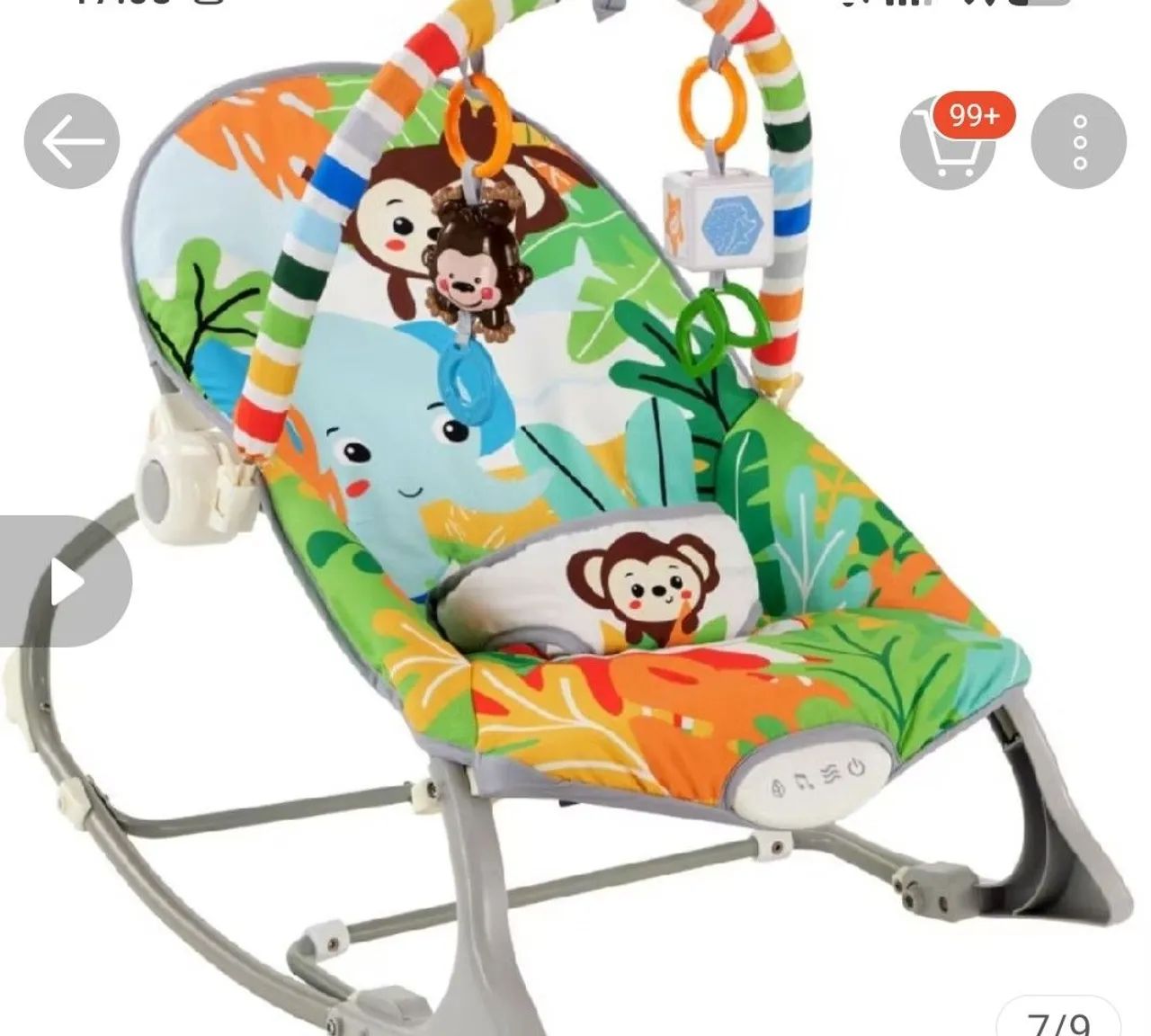 Vendo cadeirinha bebe pouco usada 
