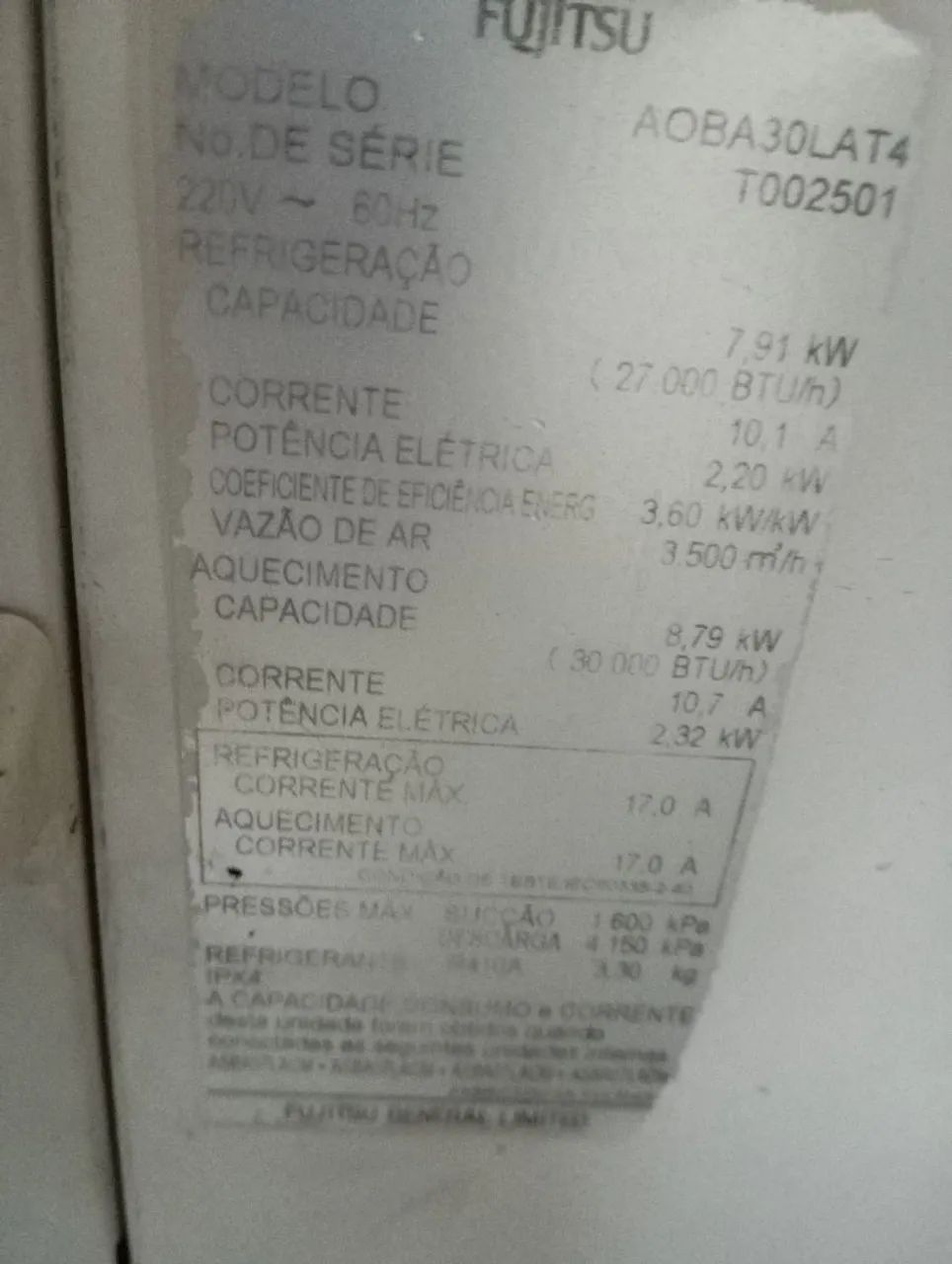 Ar condicionado mult split Fujitsu 30.000 btu - Foto 4