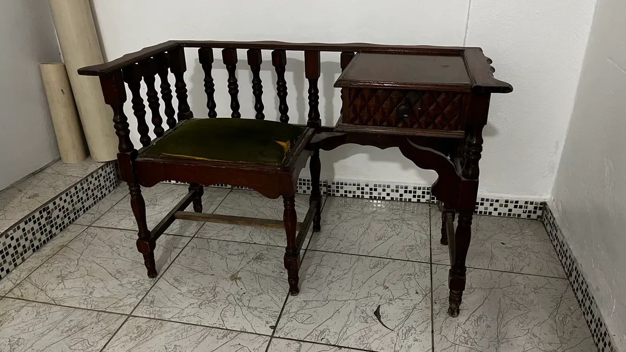 Mesa de telefone antiga - Foto 2