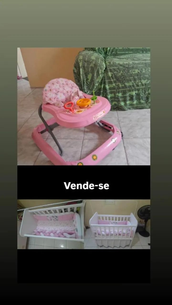 Mine berço e andadeira