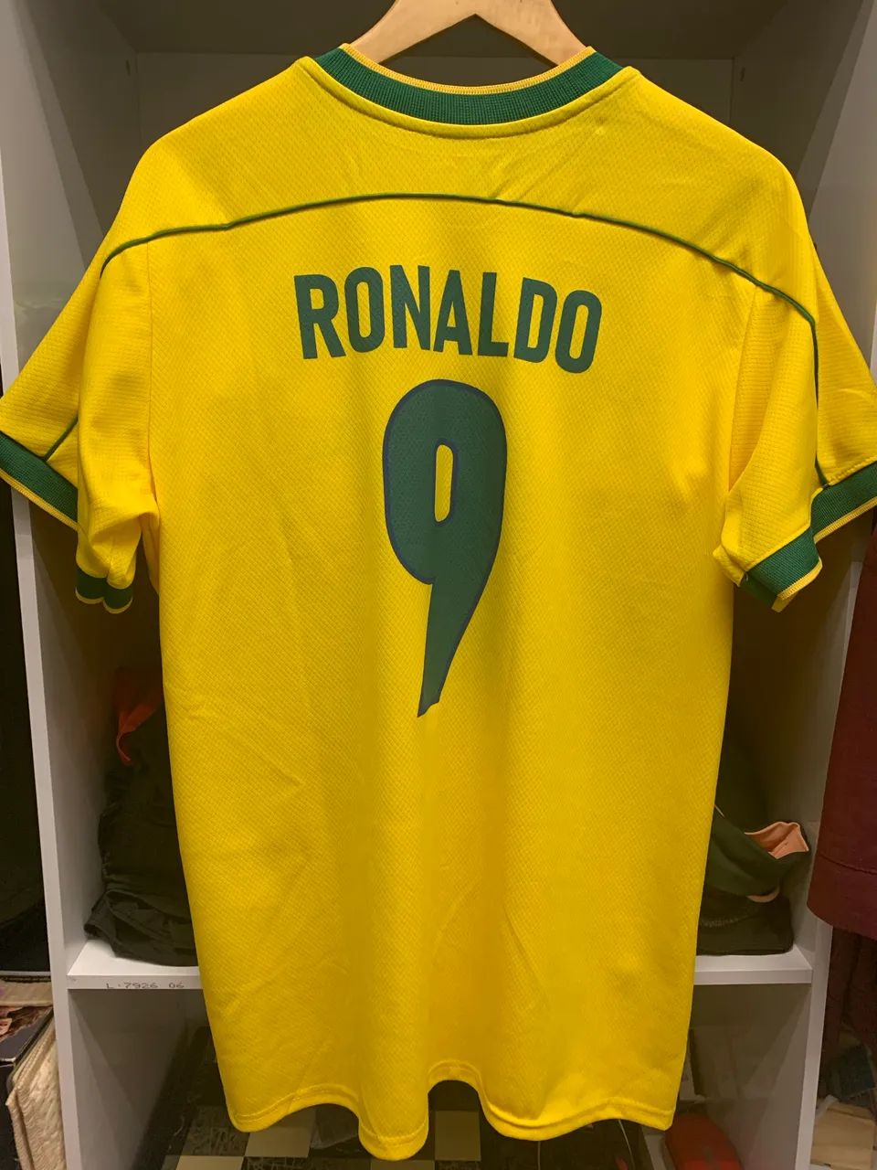 Camisa Brasil CBF 1998 - Ronaldo 9 - Foto 2