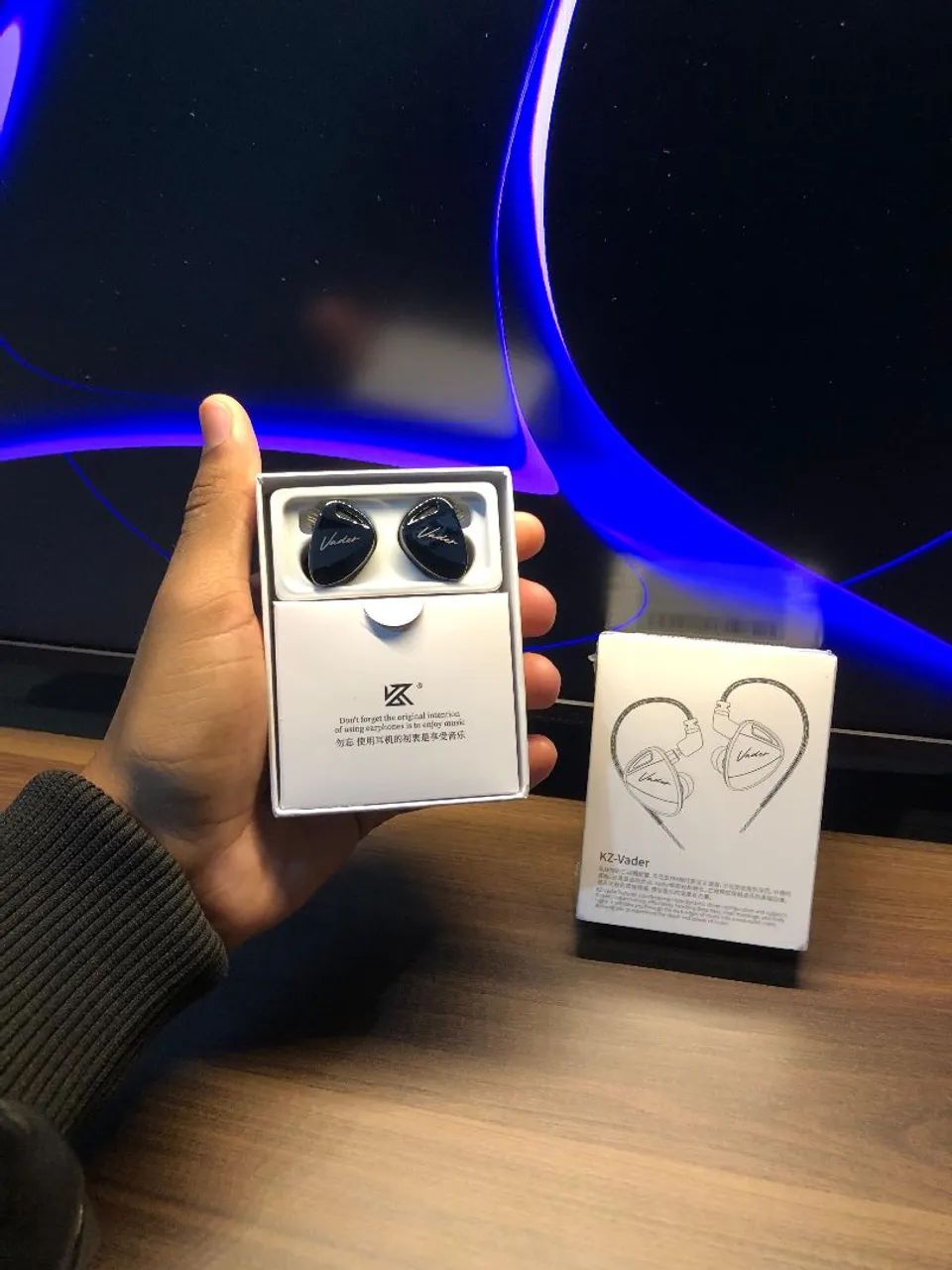 Fone KZ VADER - Com Microfone (Lacrado)