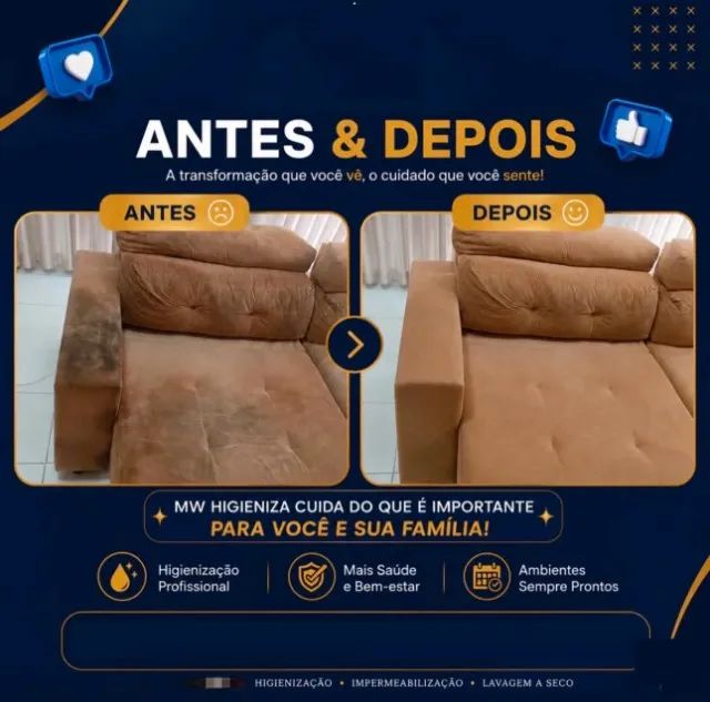 Lavagem a seco - sofás , tapetes e colchões 