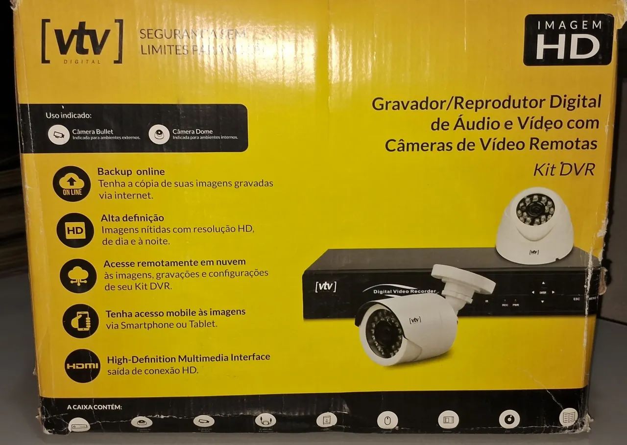 Kit dvr com 2 câmeras  - Foto 2
