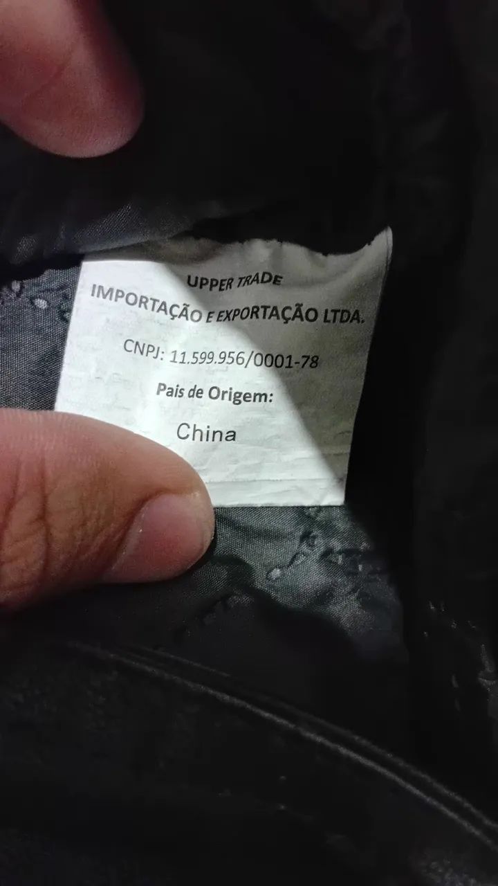Jaqueta de couro/couvin masculina clássica  - Foto 3