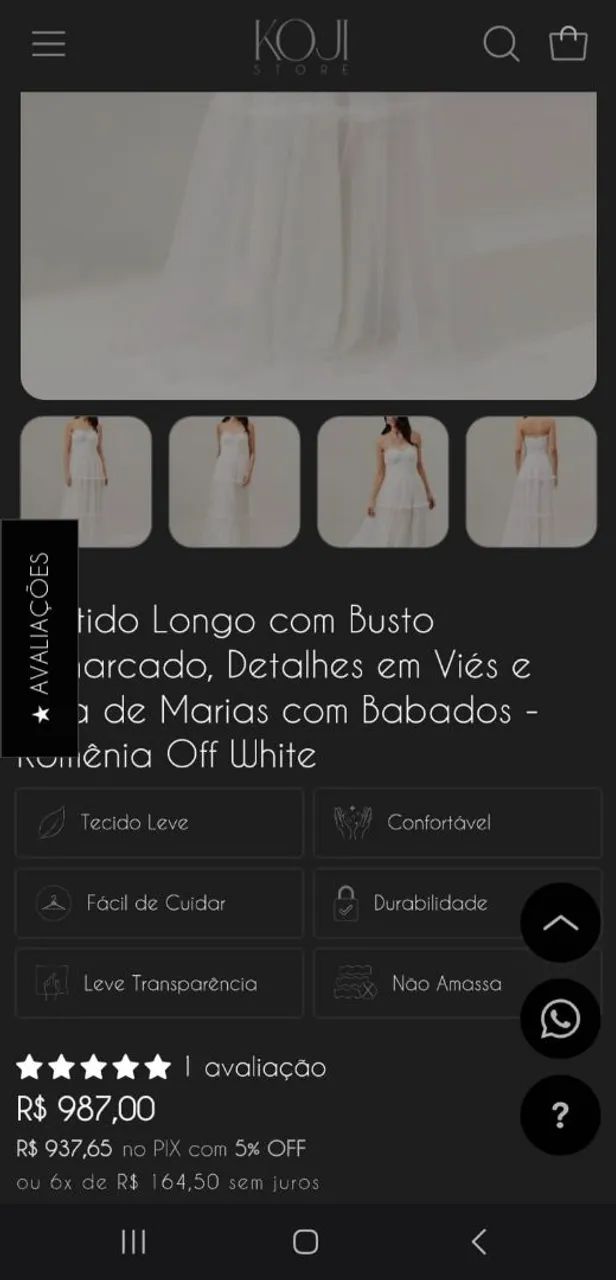 Vestido branco para noivas, debutantes e pré-wedding. - Foto 2