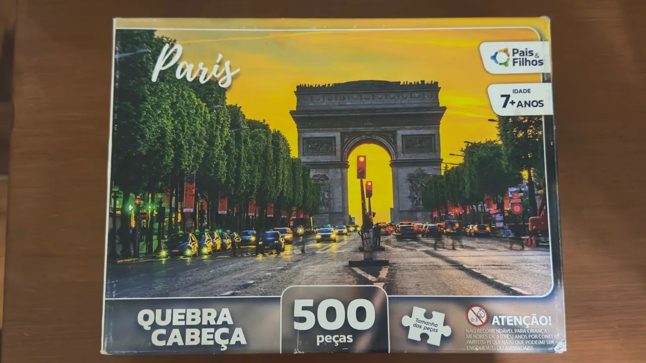 Quebra cabeça 500 peças ?PARIS? 