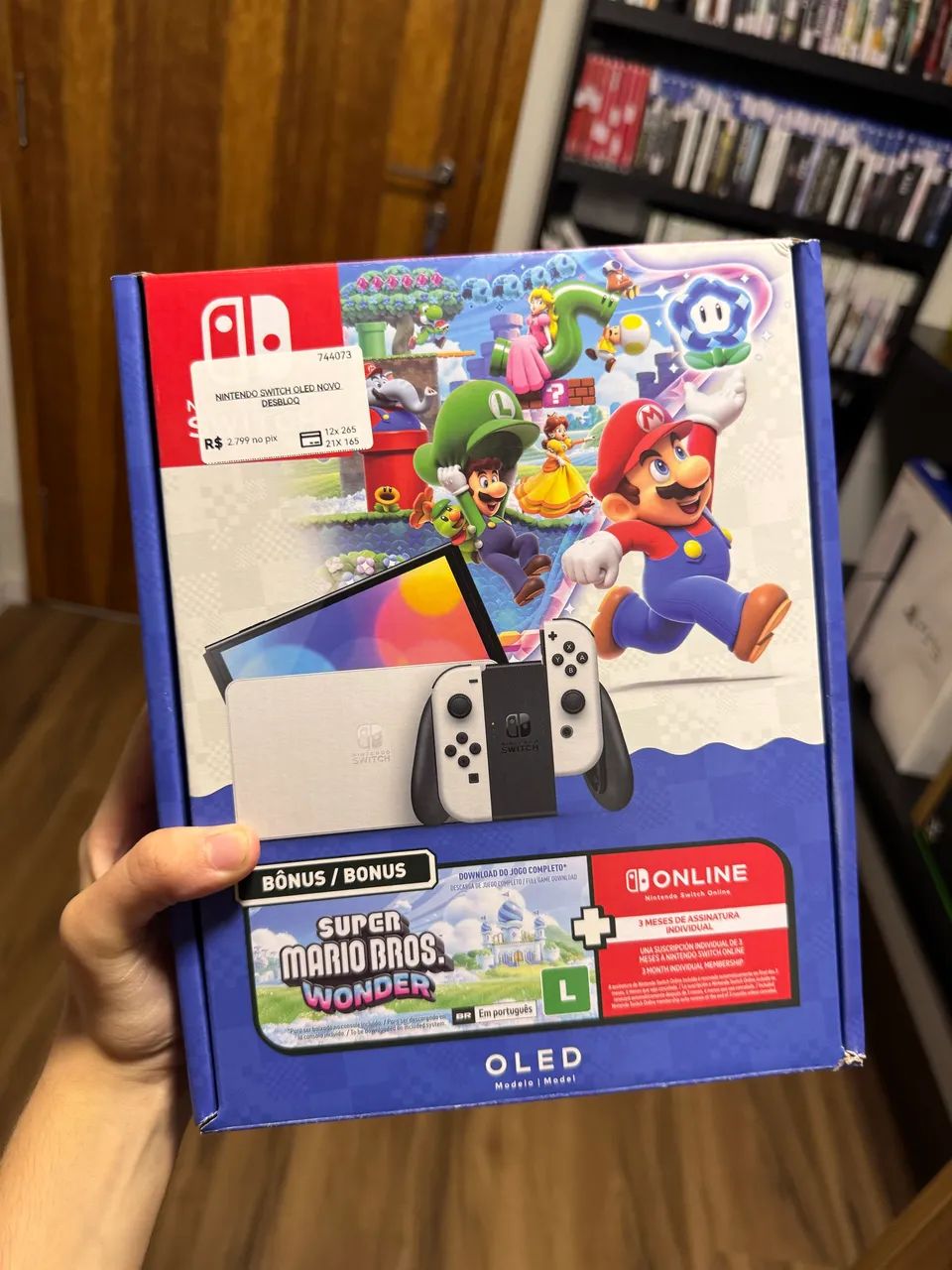  Nintendo Switch Oled Novo Desbloqueado  - Foto 2