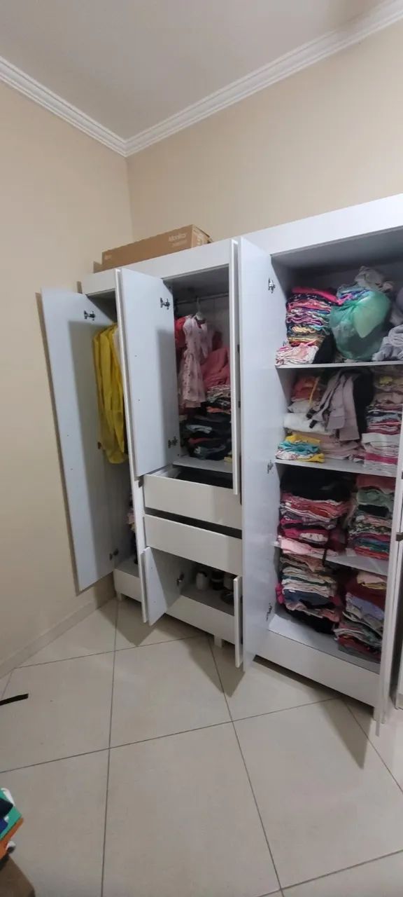 Guarda roupa infantil branco - Foto 2