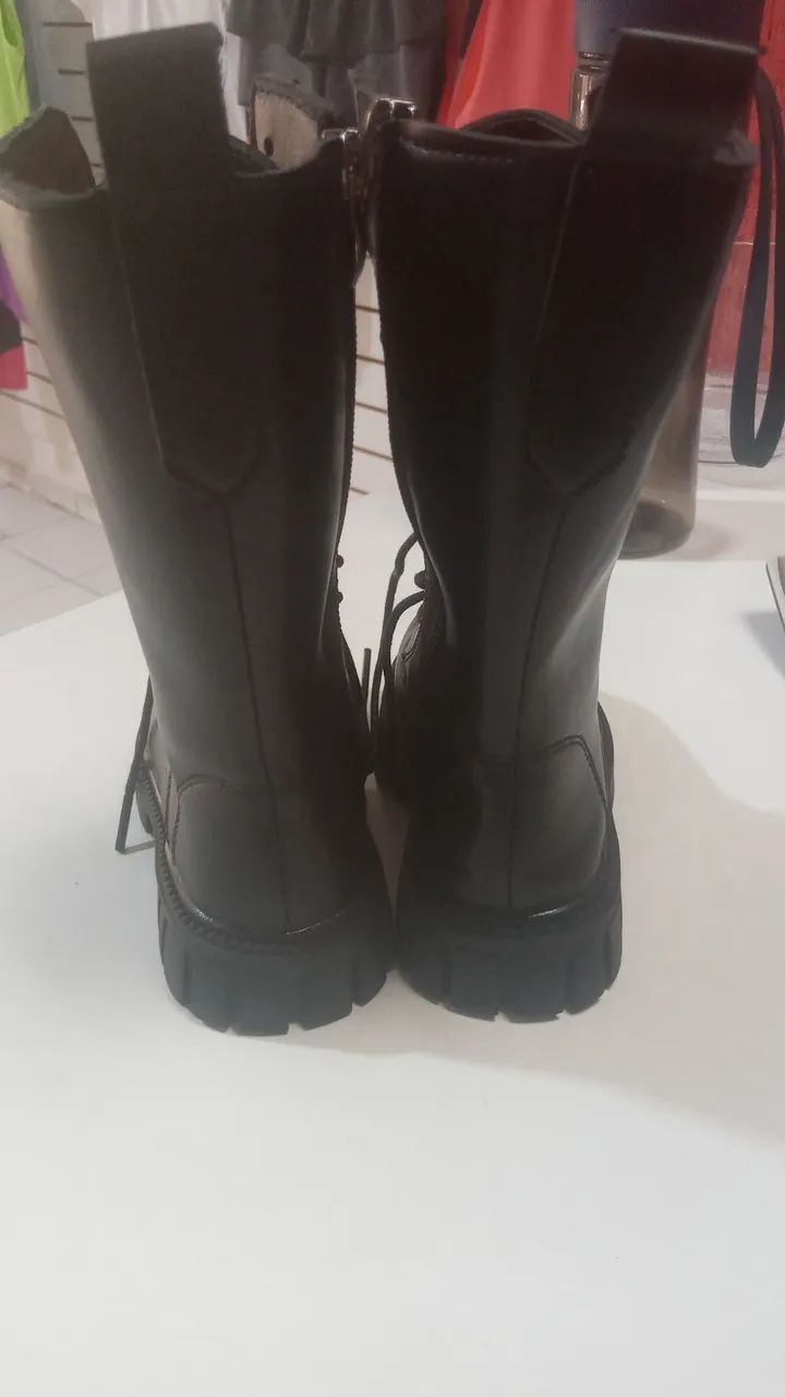 BOTAS ALTAS E MODERNAS ESTILO K POP NOVA - Foto 5