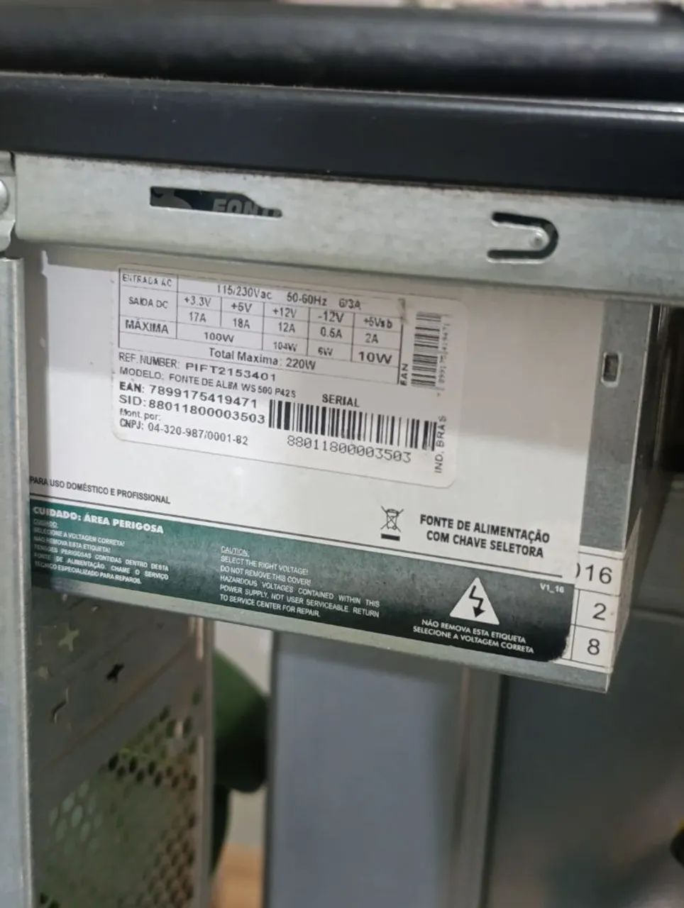 Gabinete + fonte - Foto 3