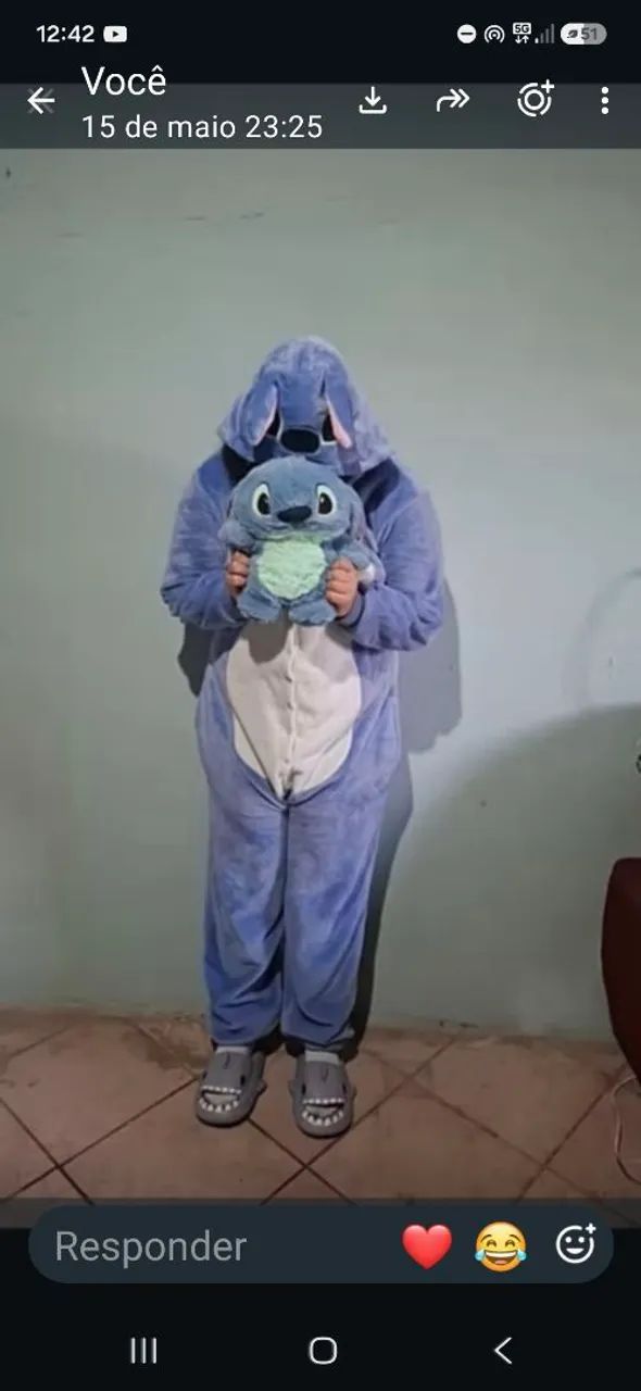 Pijama do stitch