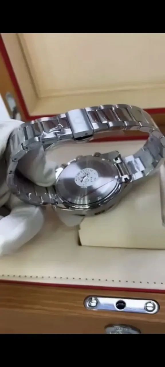 Relógio Estilo Speedmaster Pilot Premium - Aço Inoxidável, Vedado e Funcional - Foto 5