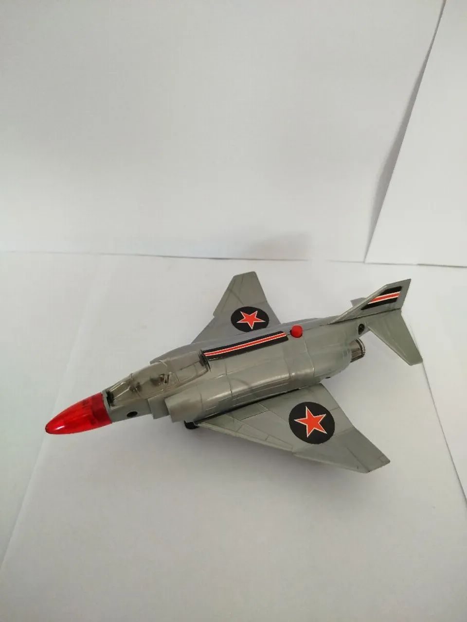 Avião eletrônico da estrela anos 90 original 