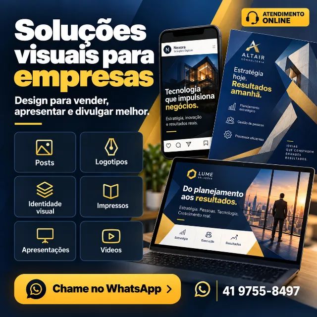 Criação visual para empresas | Logos, posts, catálogos e apresentações - Foto 2
