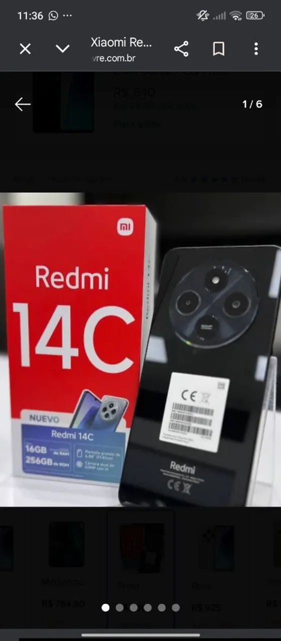 Celular redmi 14c 