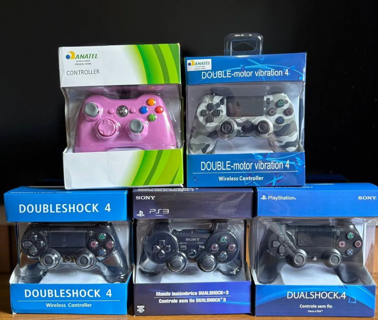 Controle Xbox 360 com fio compatível com Pc 