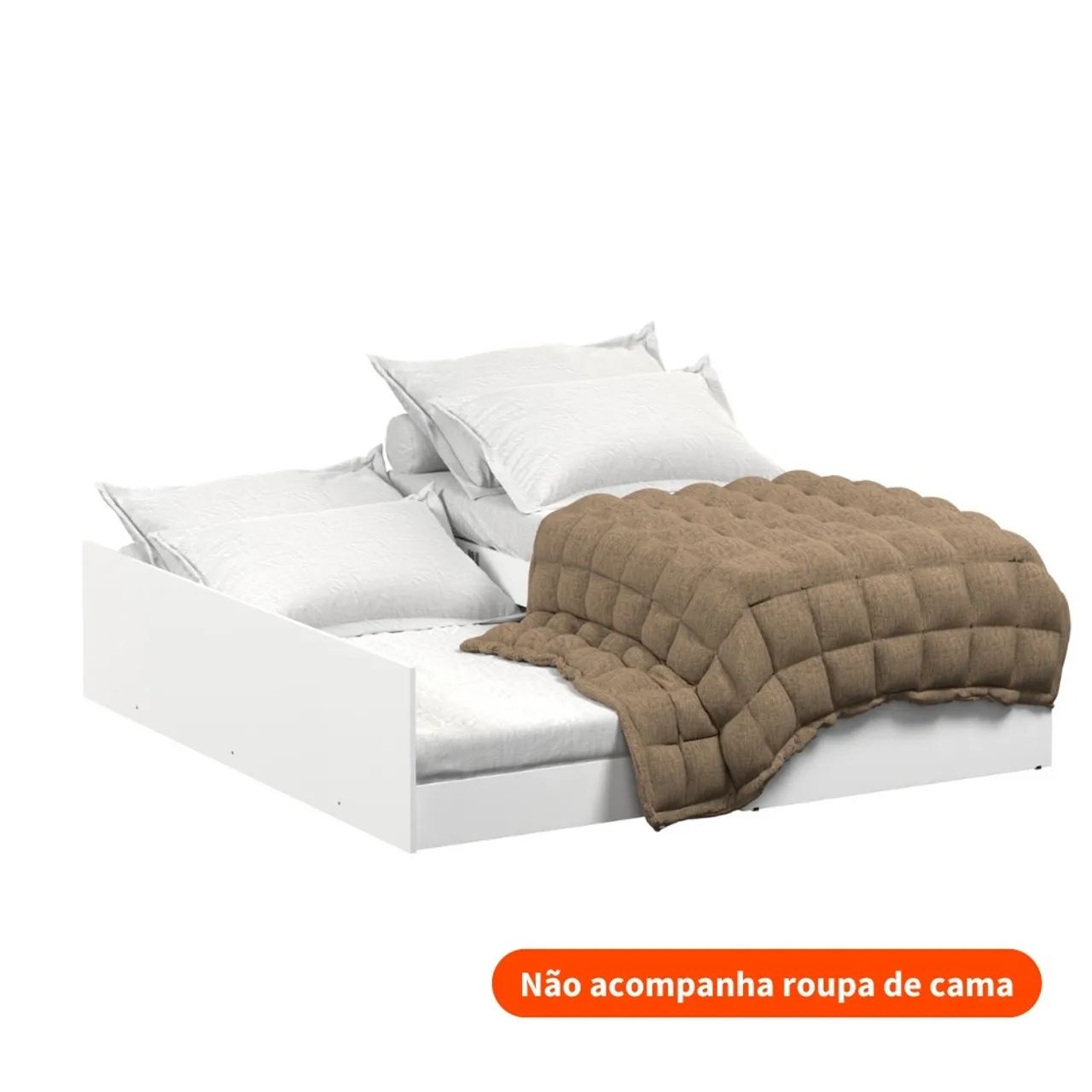 Bicama 3 em 1 branca - Foto 5