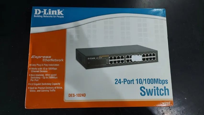 Switch D-Link 24 Portas 10-100Mbps DES-1024D. - Foto 2