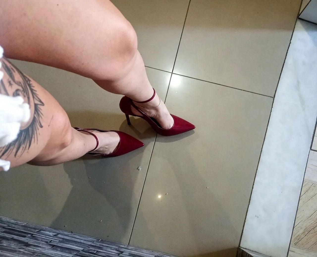 SCARPIN CONSTANCE SOLA VERMELHA (38) - Foto 3