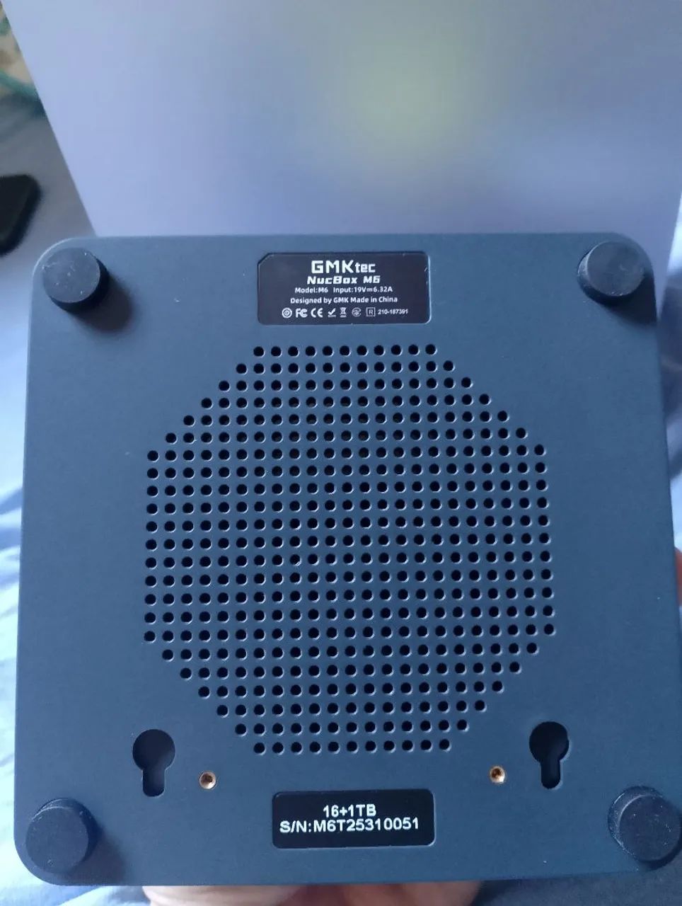 Computador gmktec m6 (1 TB de SSD e 16 GB Ram)