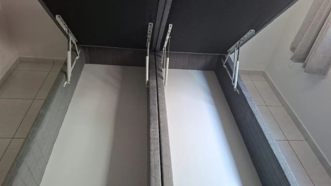 Vendo cama box casal querem com baú - Foto 2