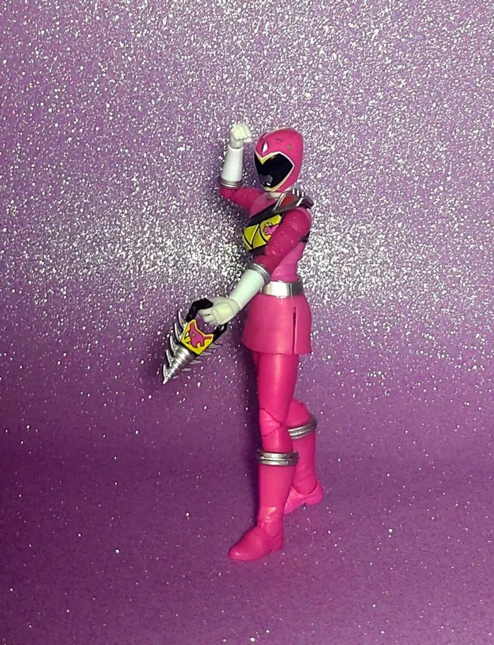 Power Rangers Rosa Dino Charge  - Foto 2