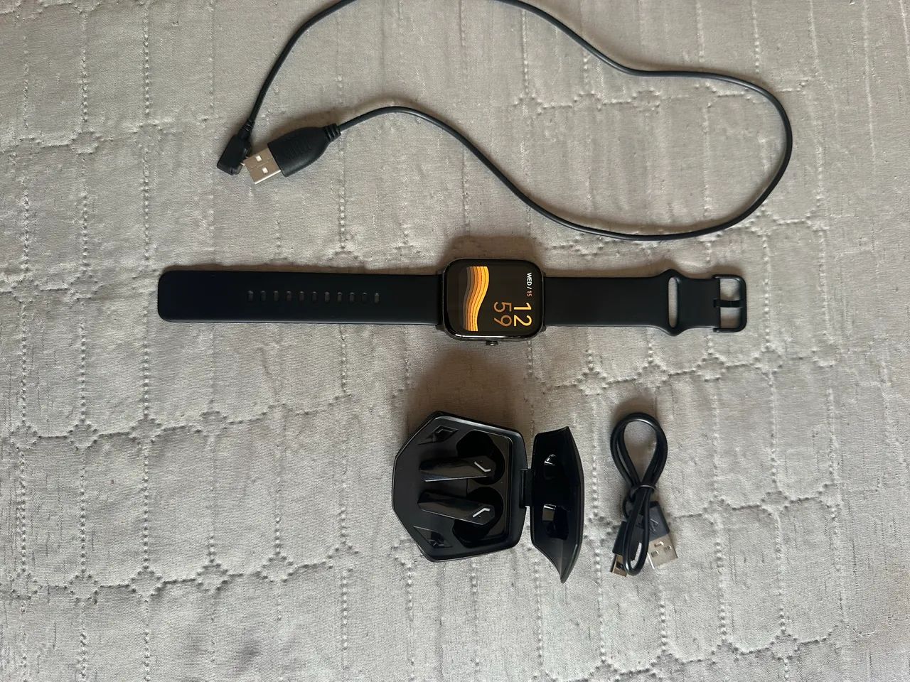 Relógio + fone de ouvido  - Foto 3