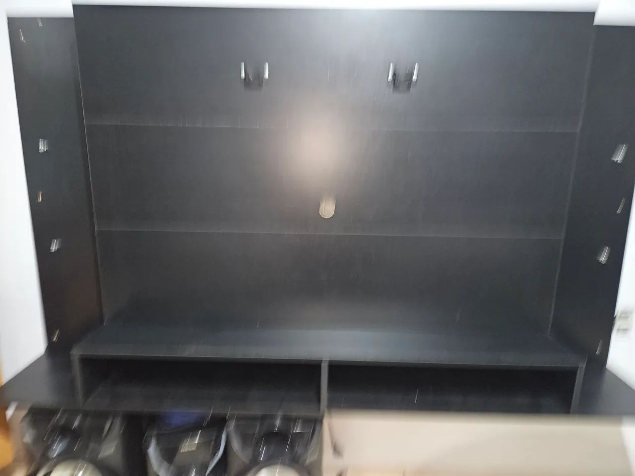 Vendo sofá3 metros azul novo . - Foto 4