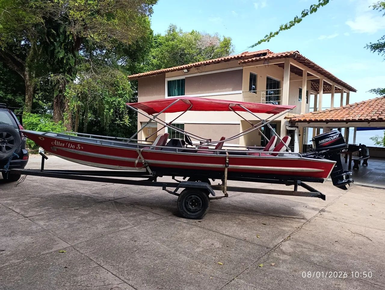 Lancha com motor Mercury 30 hp - Foto 3