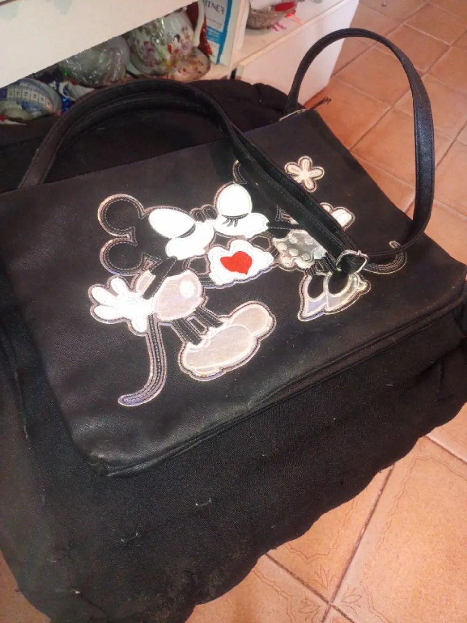 Bolsa tematica Mickey e Minnie original park da Disney 
