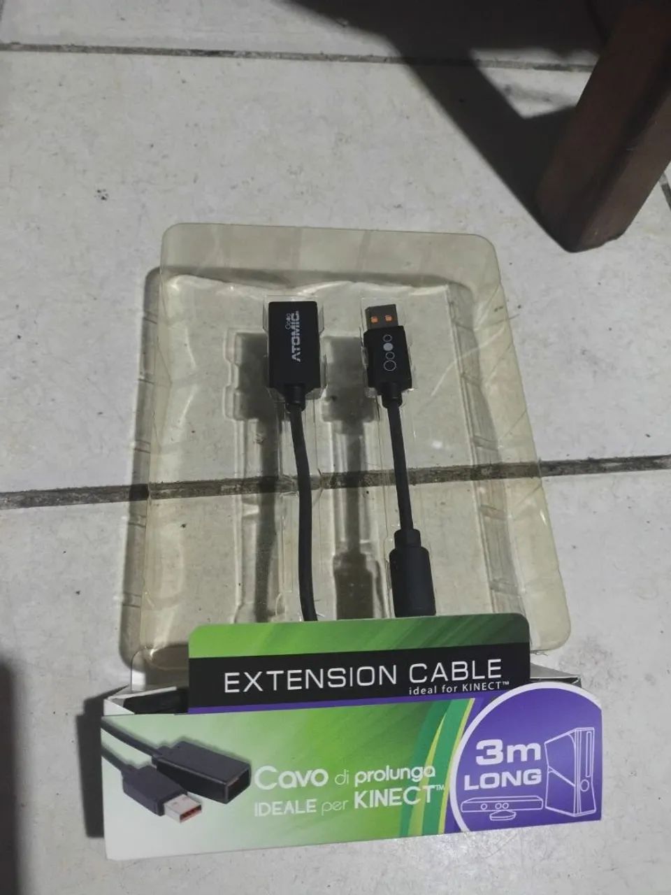 Cabo Extensor para Kinect Xbox 360 - 3 Metros