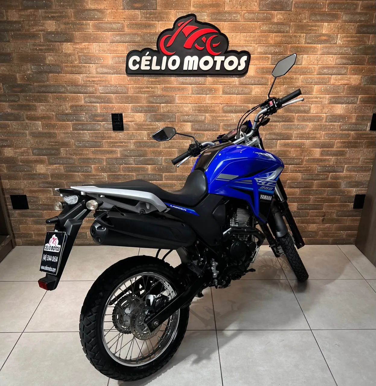 XTZ 250 LANDER  AZUL 2022/2022 - Foto 3