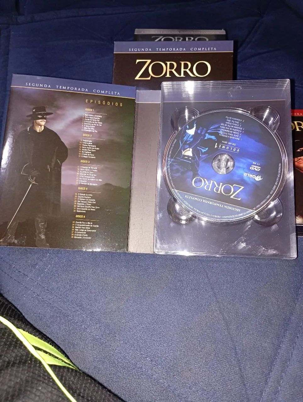 Zorro Box completo - DVD, Blu-Ray e Vídeo Cassete - Jardim Nove de