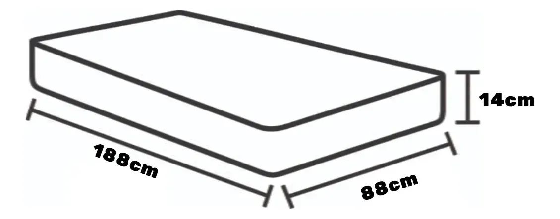 Colchão Solteiro Espuma D28 Premium Dupla Face 88x188x14 - Foto 4