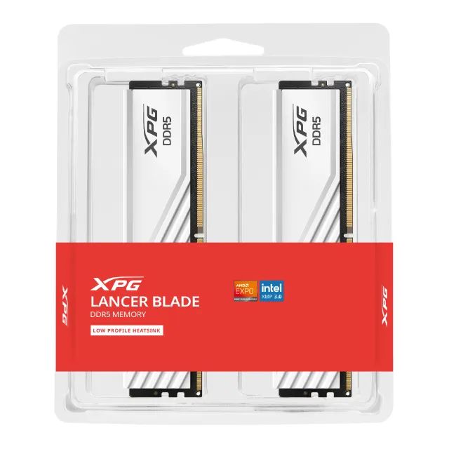 [NOVO] Memória RAM XPG Lancer Blade, 16GB(2x8GB), DDR5, 6000MHz, CL48, Branco - Foto 2