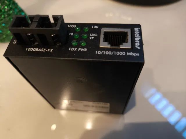 KPS 1120  Intelbras  - Conversor de Mídia gigabit monomodo 20 km  - Foto 2