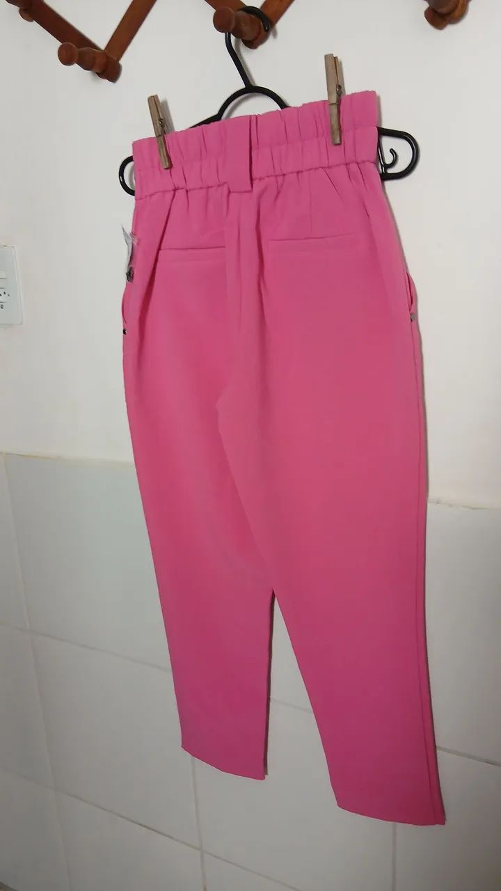Calça rosa alfaiataria  - Foto 3