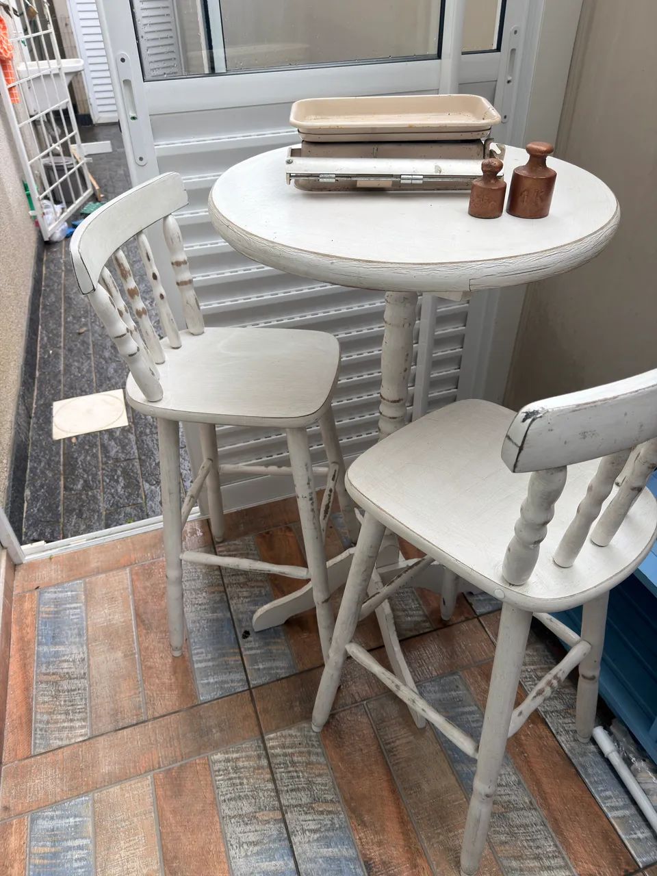 Mesa bistrô com 2 banquetas altas  - Foto 2