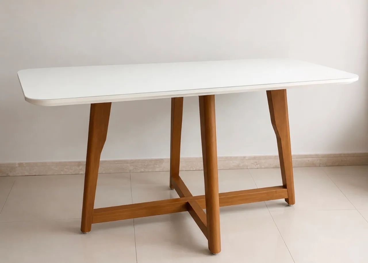 Mesa 1,40m x 0,90m madeira maciça Sier - Foto 3