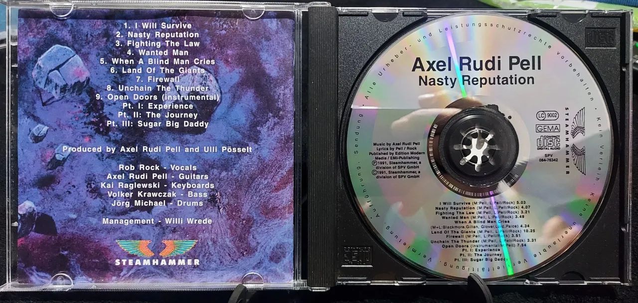 Cd Axel Rudi Pell - Nasty Reputation - Foto 3