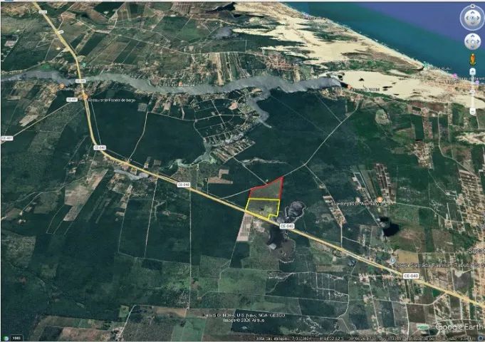 Beberibe/CE - 32 Ha. Área 100% plana.