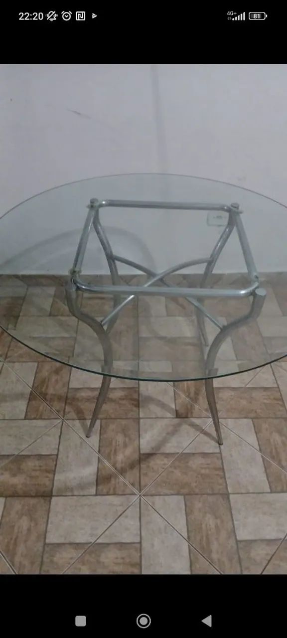 Mesa de vidro 