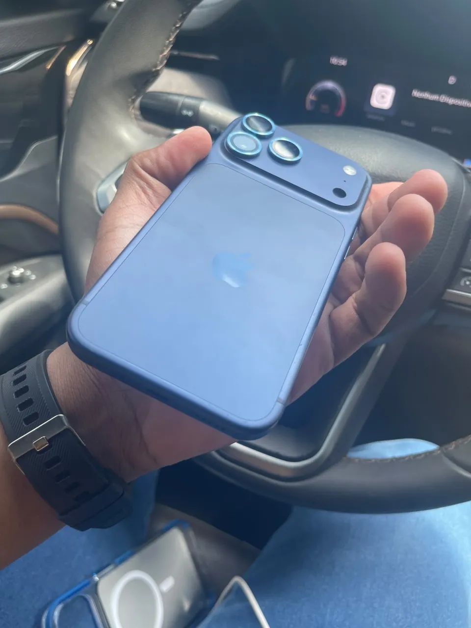iPhone Pro Max 256 azul - 3 meses de uso  - Foto 3