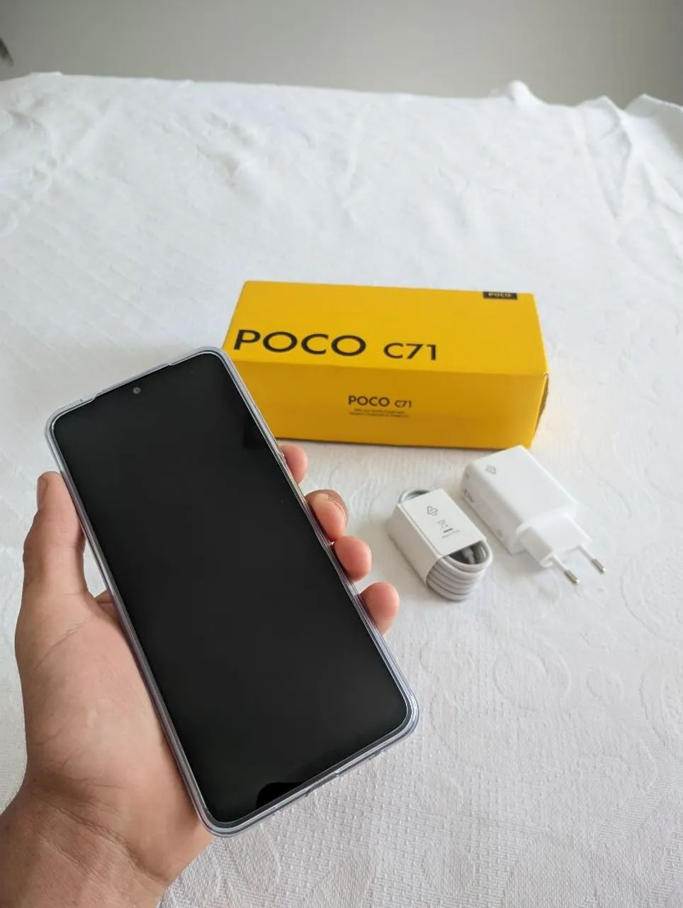 POCO C71 Black - Zerado com garantia - Foto 2