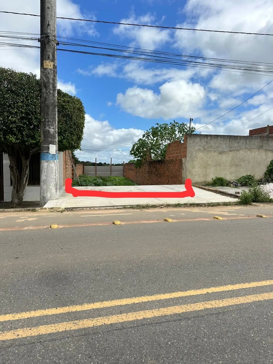 Terreno na pista de Glória